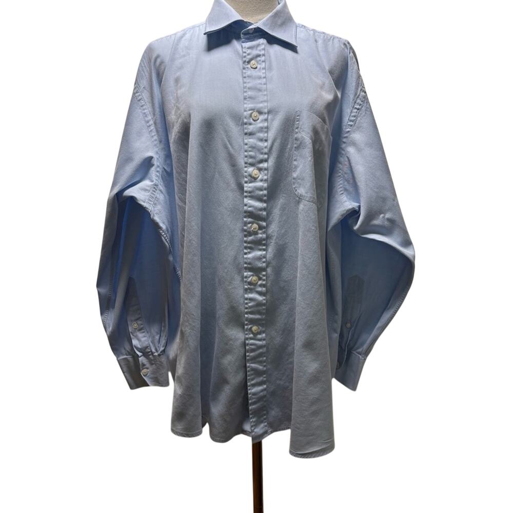 F.A. MacCluer Long Sleeve Button Up Shirt Size 17-34